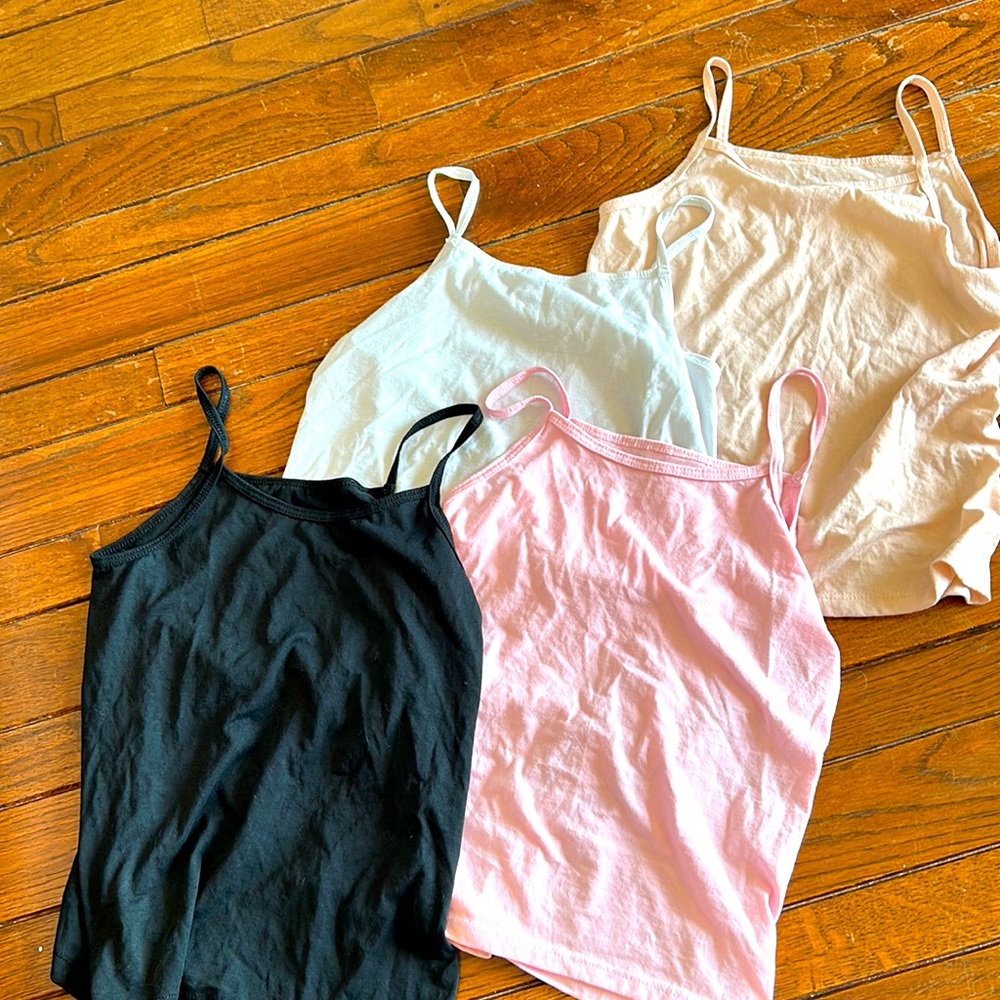 Set of 4 Tank Tops Girls M